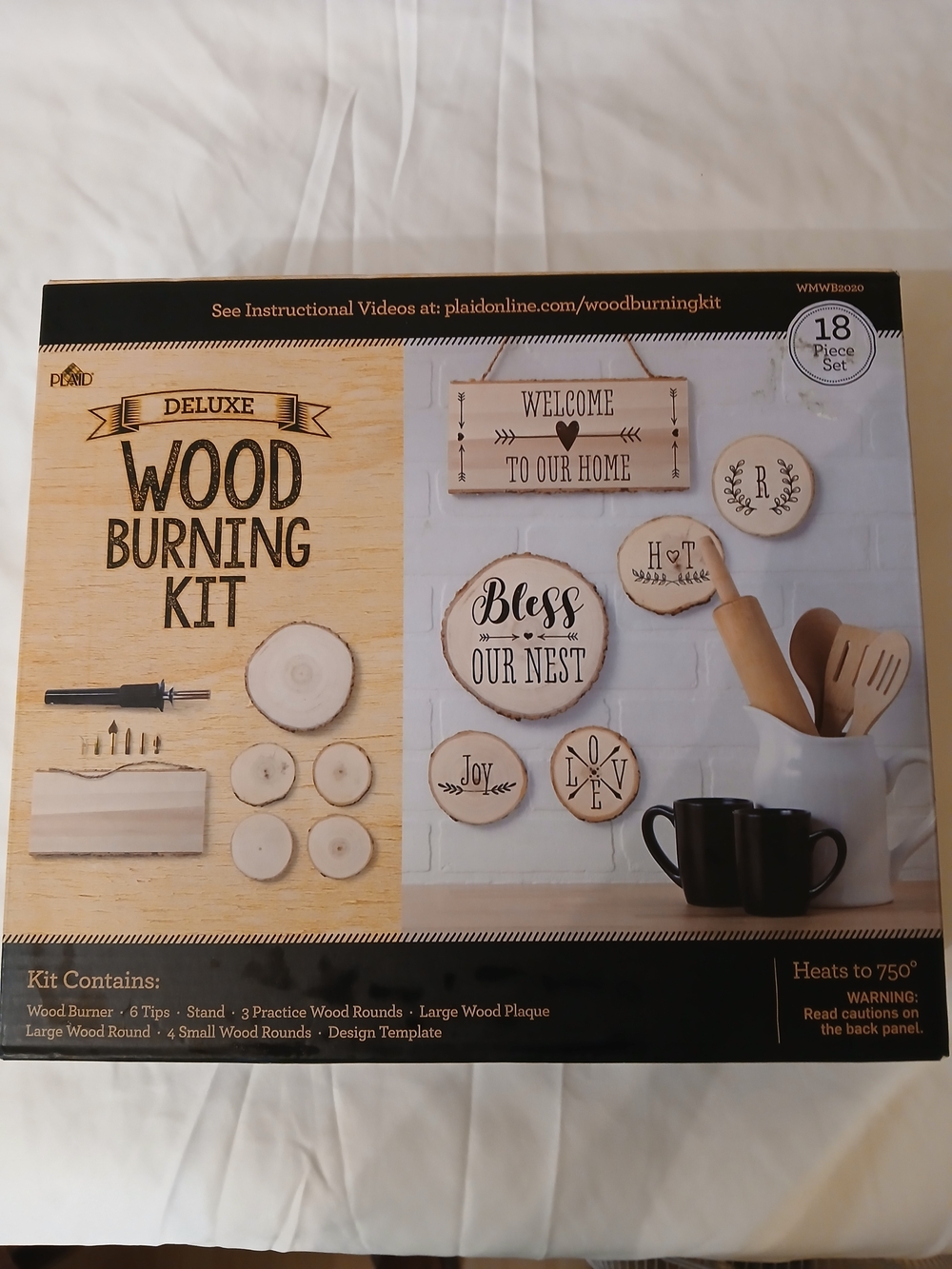 Deluxe Wood Burning Kit - Natural Wood